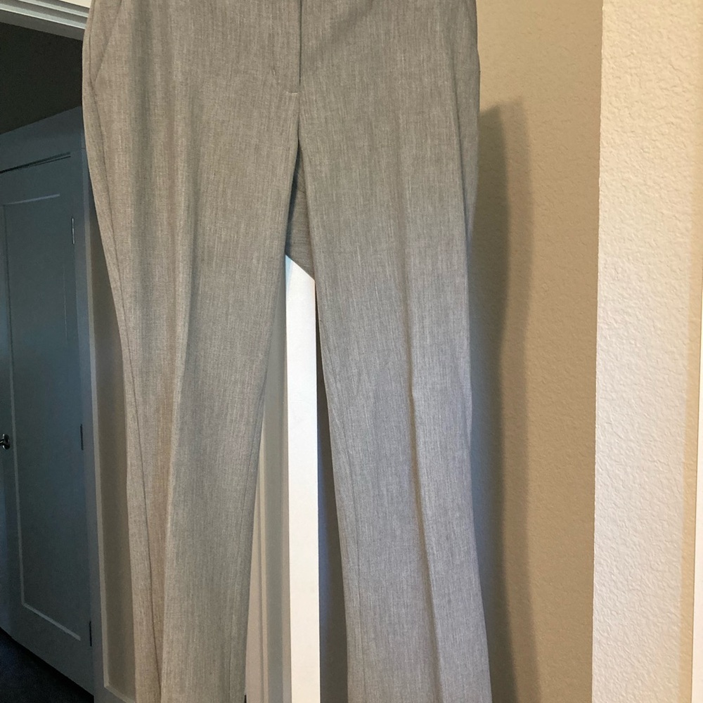 Express Mid Rise Barely Boot Columnist Pant -Gray
